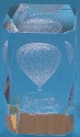 Kristalblok; 8 cm hoog